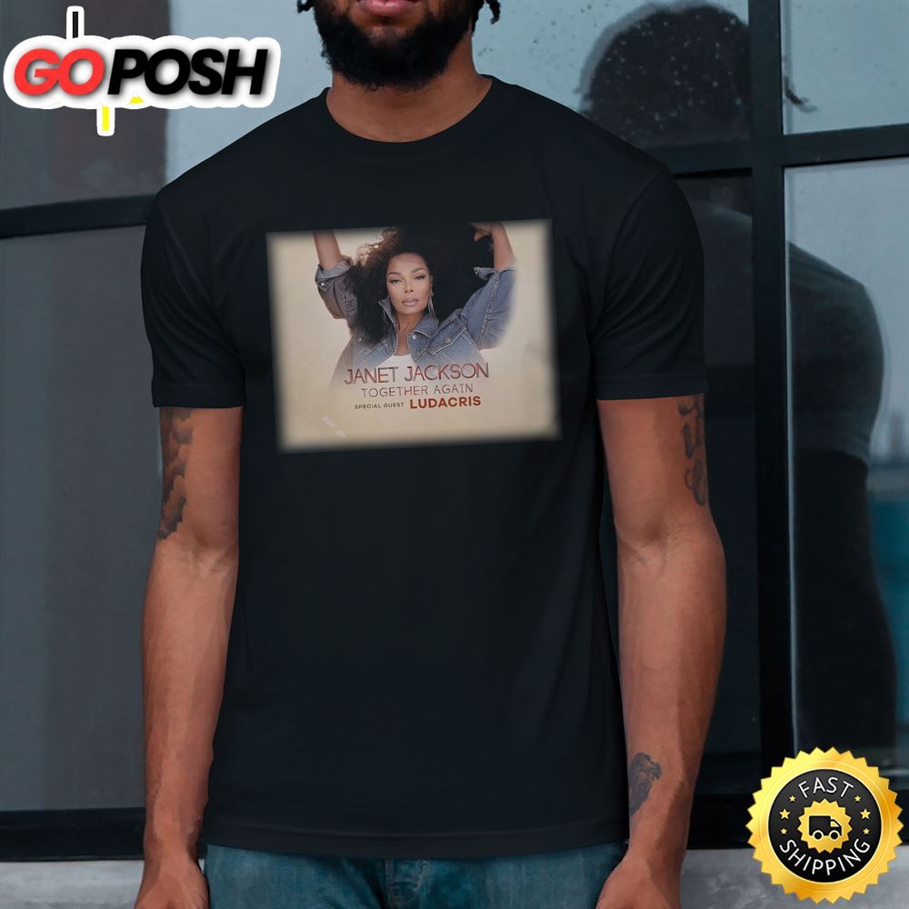 Janet Jackson Announces 2025 Together Again North American Tour Unisex T-shirt