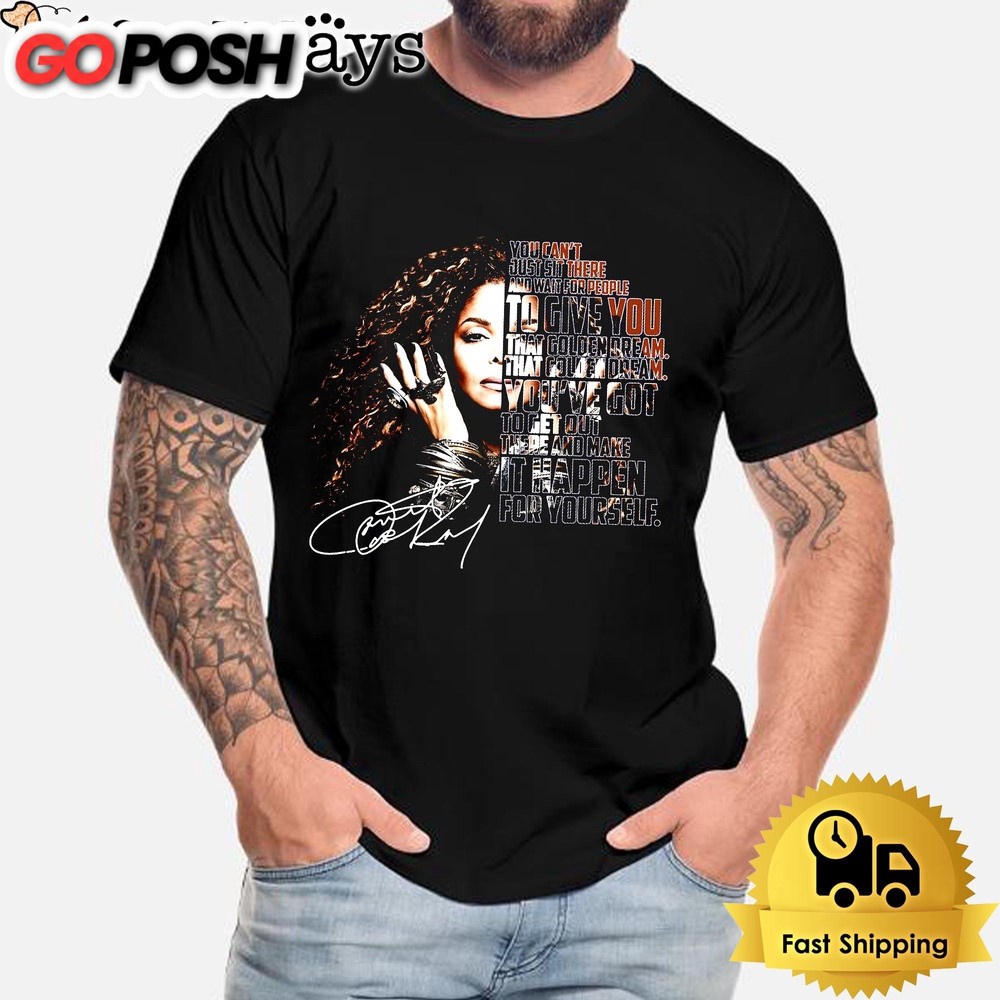 Janet Jackson That Golden Dream Signature Unisex T-Shirt