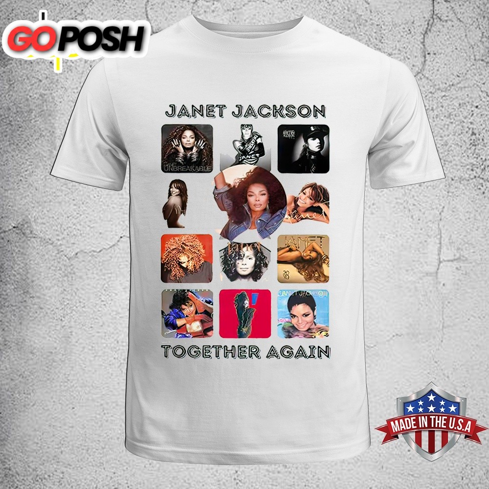 Janet Jackson Together Again 2025 Tour Shirt, Janet Jackson Summer 2025 Tour T-Shirt