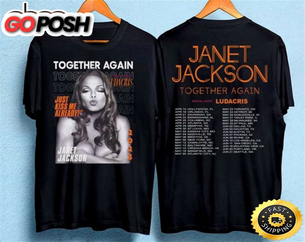 Janet Jackson Together Again Tour 2023 Shirt Gifts For Her