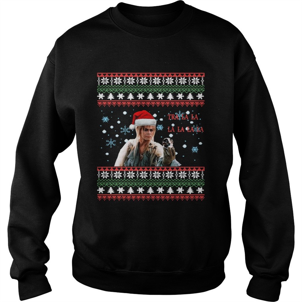 Jareth Labyrinth Tra La La La La La La Ugly Christmas shirt