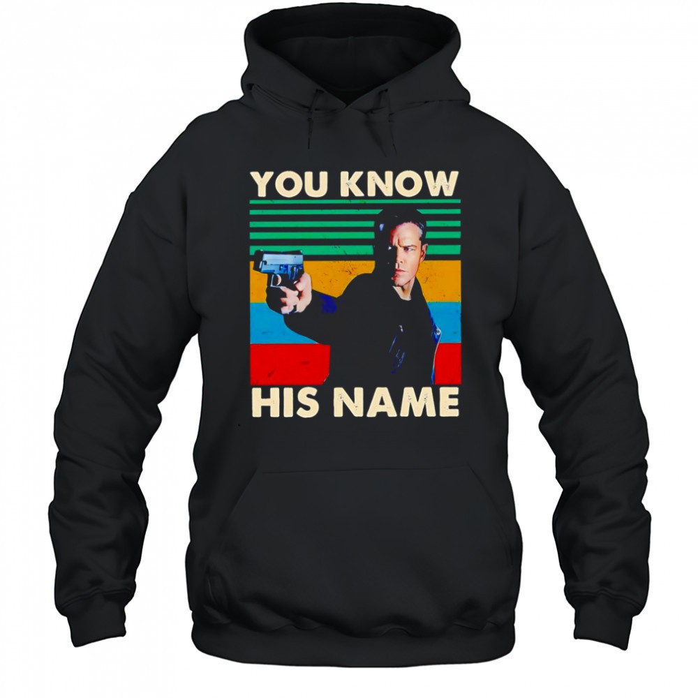 Jason Bourne you know his name vintage shirt