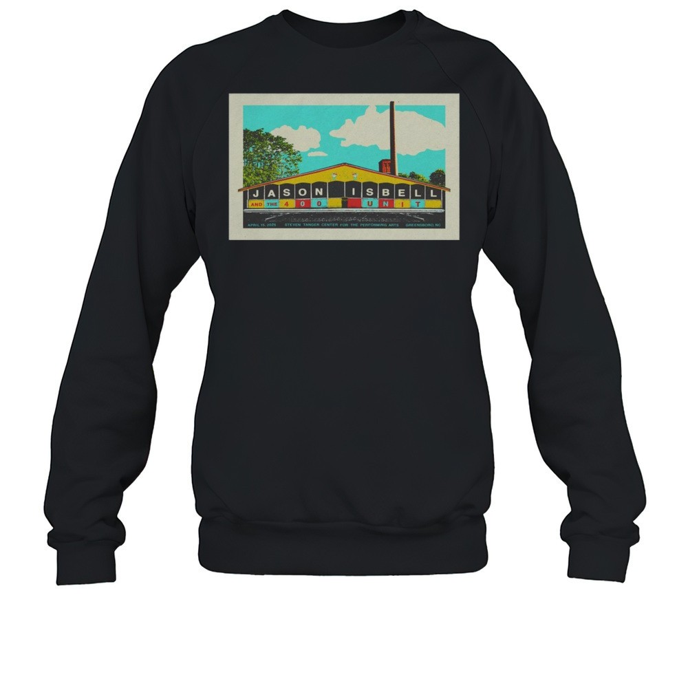 Jason Isbell Tour April 15 2025 Steven Tanger Center For The Performing Arts Greensboro NC T-shirt
