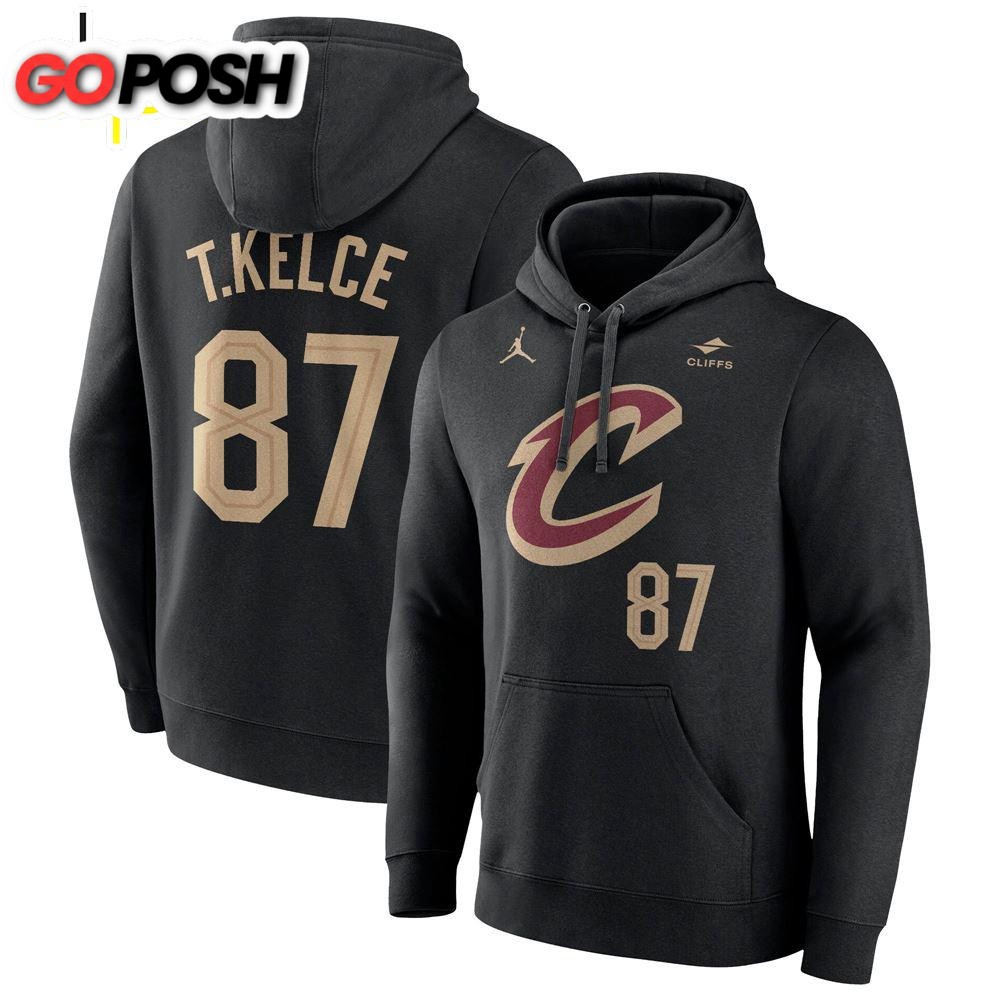 Jason Kelce Vs Travis Kelce Cleveland Cavaliers Hoodie