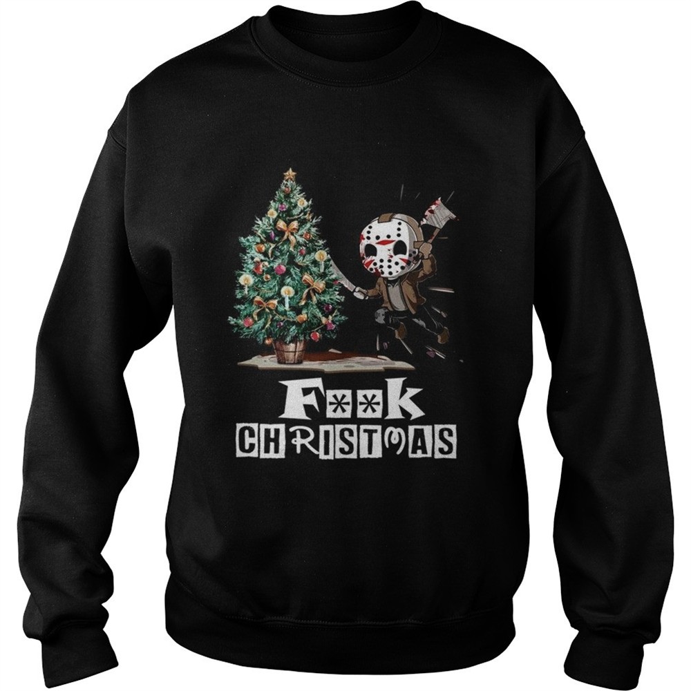 Jason Voorhees fuck ugly Merry Christmas shirt