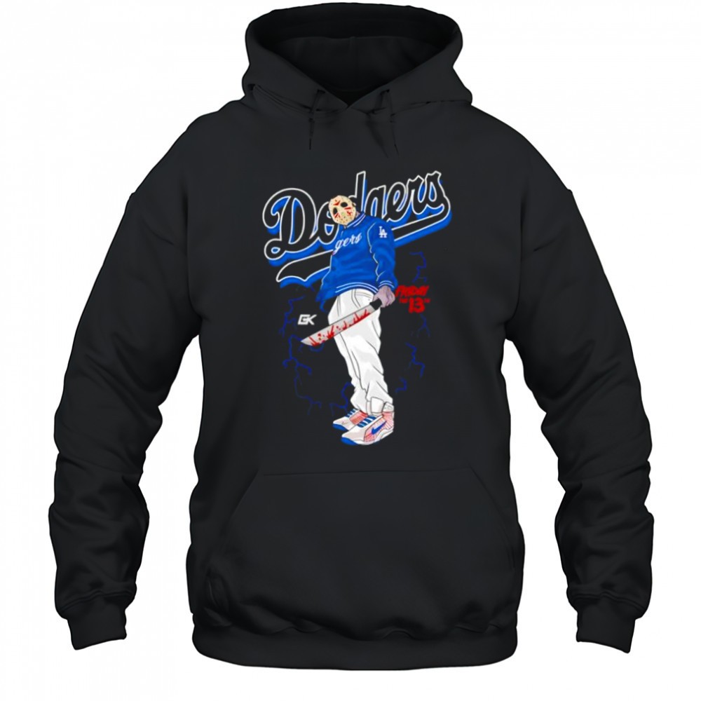Jason Voorhees Los Angeles Dodgers Halloween shirt