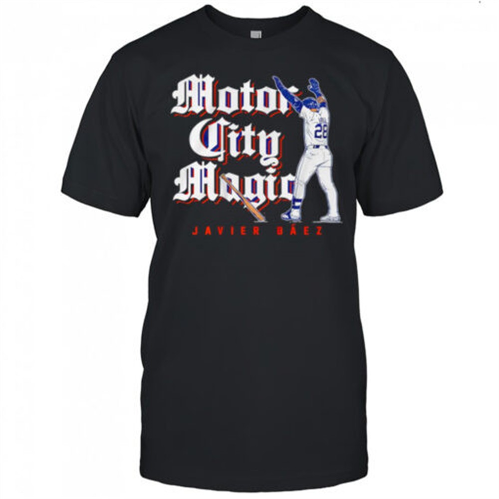 Javier Baez Motor City Magic baseball shirt