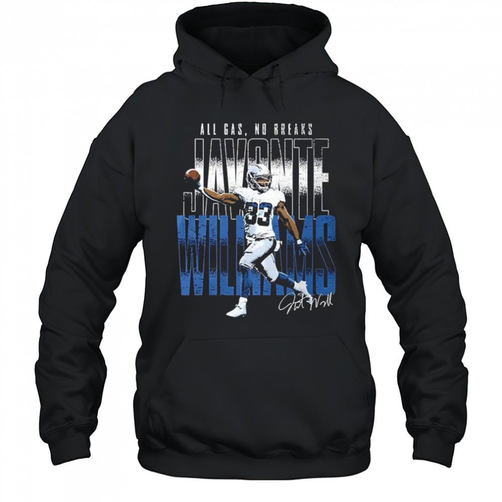 Javonte Williams Dallas all gas no breaks shirt