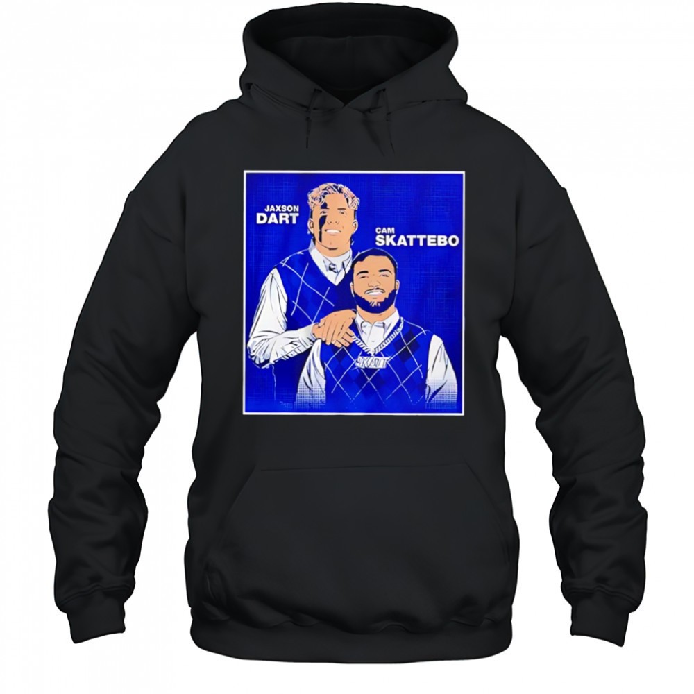 Jaxson Dart and Cam Skattebo Family Portrait brothers shirt