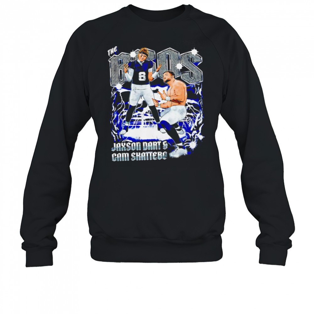 jaxson-dart-and-cam-skattebo-new-york-giants-the-bros-t-shirts-735gopu9 Jaxson Dart and Cam Skattebo New York Giants The Bros T-shirts