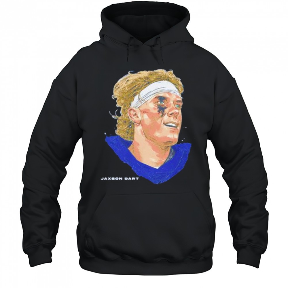 Jaxson Dart New York Giants portrait shirt