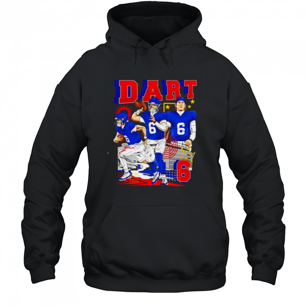 Jaxson Dart No.06 New York Giants football 2025 graphic shirt