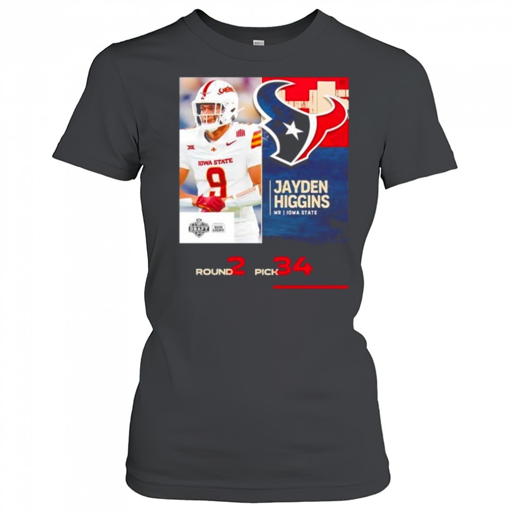 jayden-higgins-houston-texans-2025-nfl-draft-poster-t-shirt-fkfdso9r Jayden Higgins Houston Texans 2025 Nfl Draft Poster T-Shirt