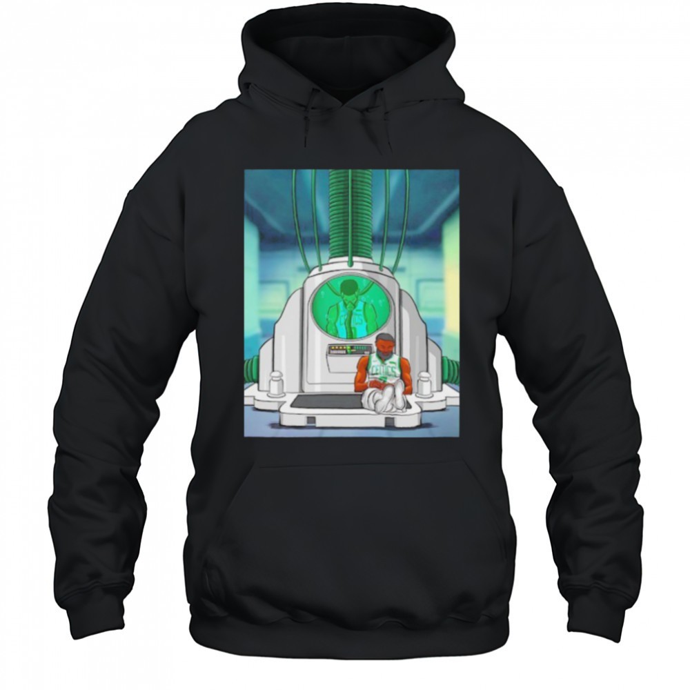 Jaylen Brown healing up Boston Celtics shirt