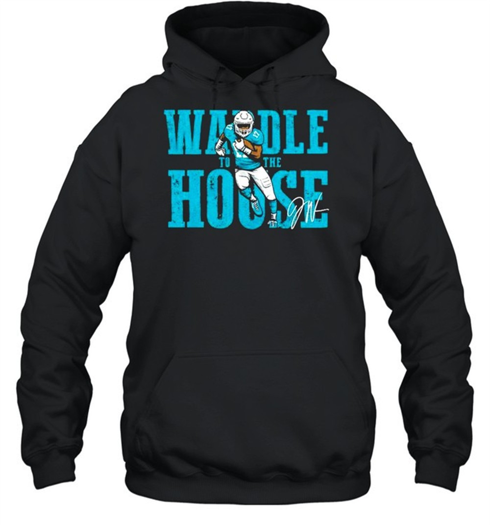 Jaylen Waddle to the house shirt
