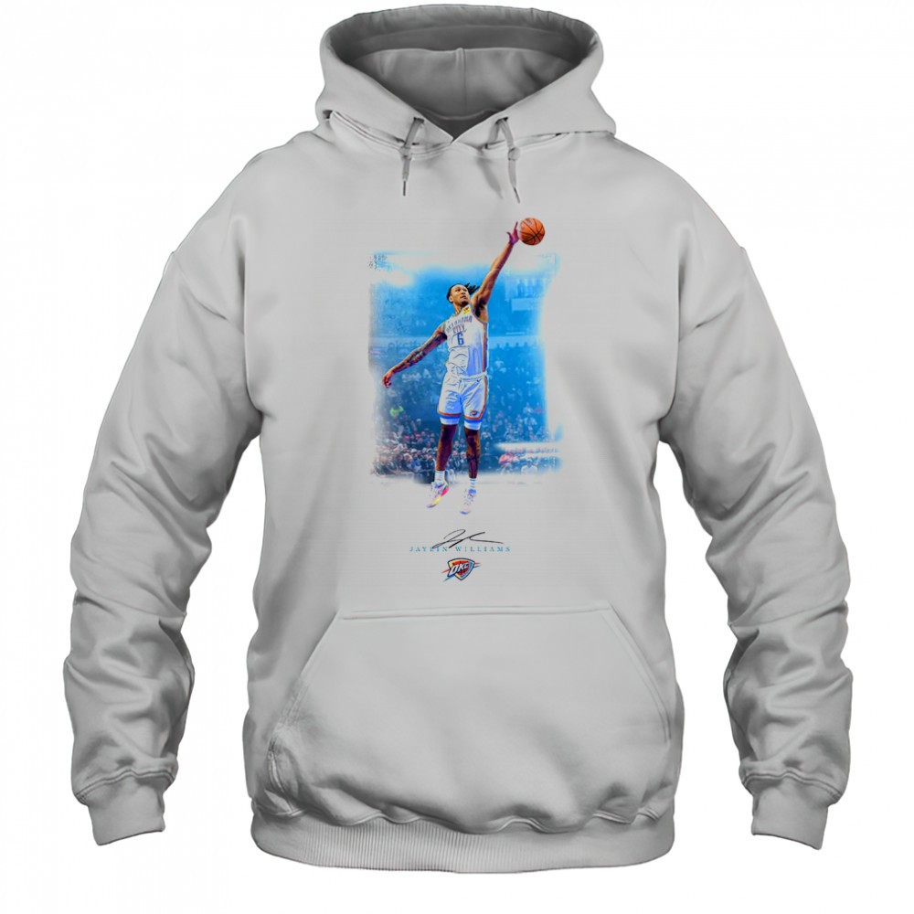 Jaylin Williams Oklahoma City Knicks basketball signature shirt
