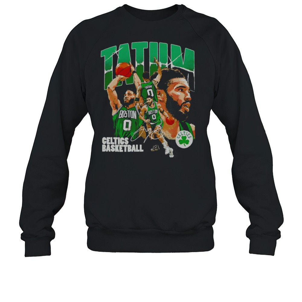 Jayson Tatum Boston Celtics Collage Basketball NBA Shirt