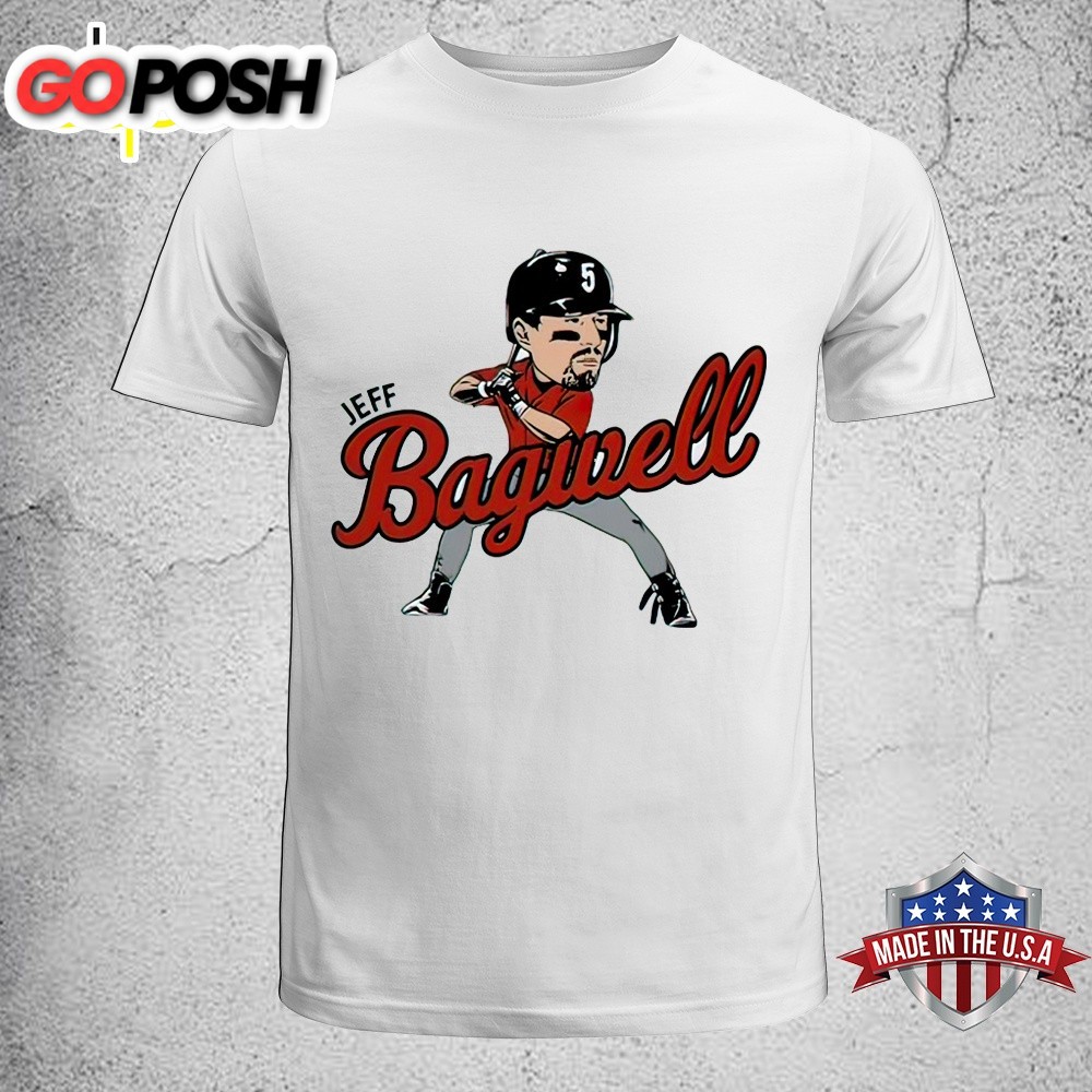 Jeff Bagwell Caricature Houston Astros MLB Club 2025 Unisex T-Shirt