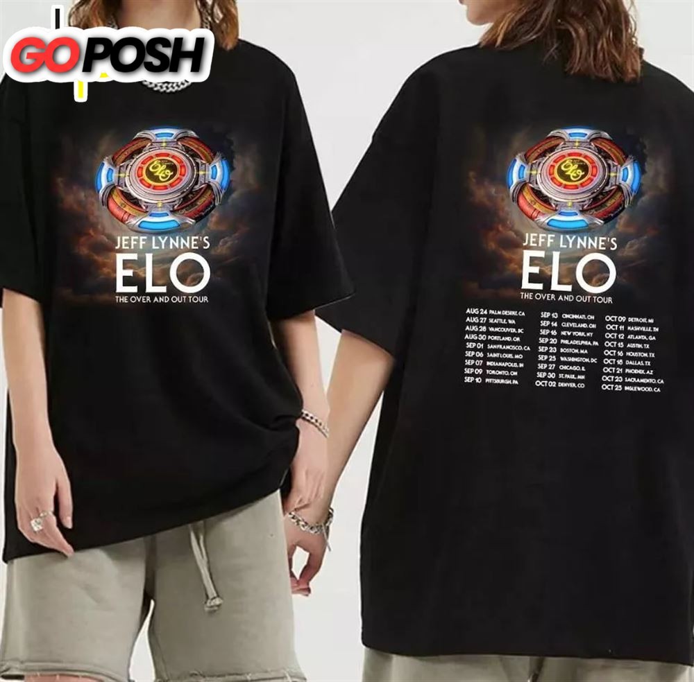 Jeff Lynne’s ELO – The Over and Out Tour 2024 Shirt