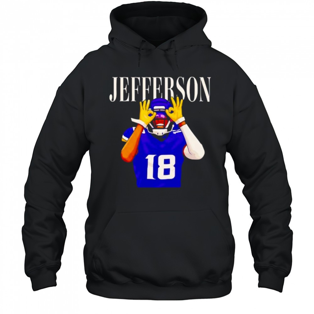 Jefferson 18 Vikings Football Player Graphic shirt