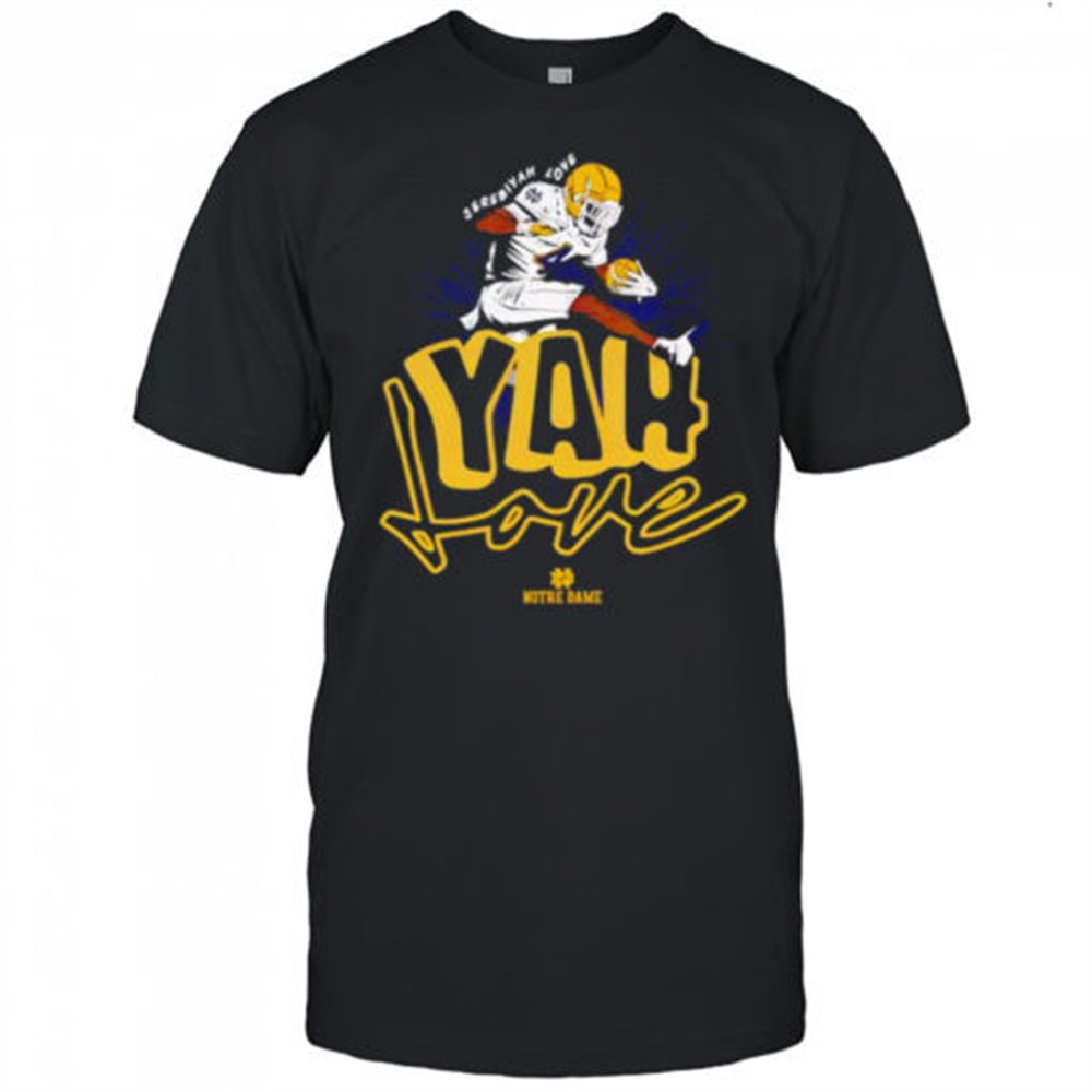 Jeremiyah Love Notre Dame Fighting Irish graphic shirt