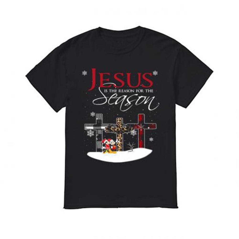 jesus-is-the-reason-for-the-season-christmas-cross-mickey-mouse-shirt-bqlfszuo Jesus is the reason for the season christmas cross Mickey Mouse shirt
