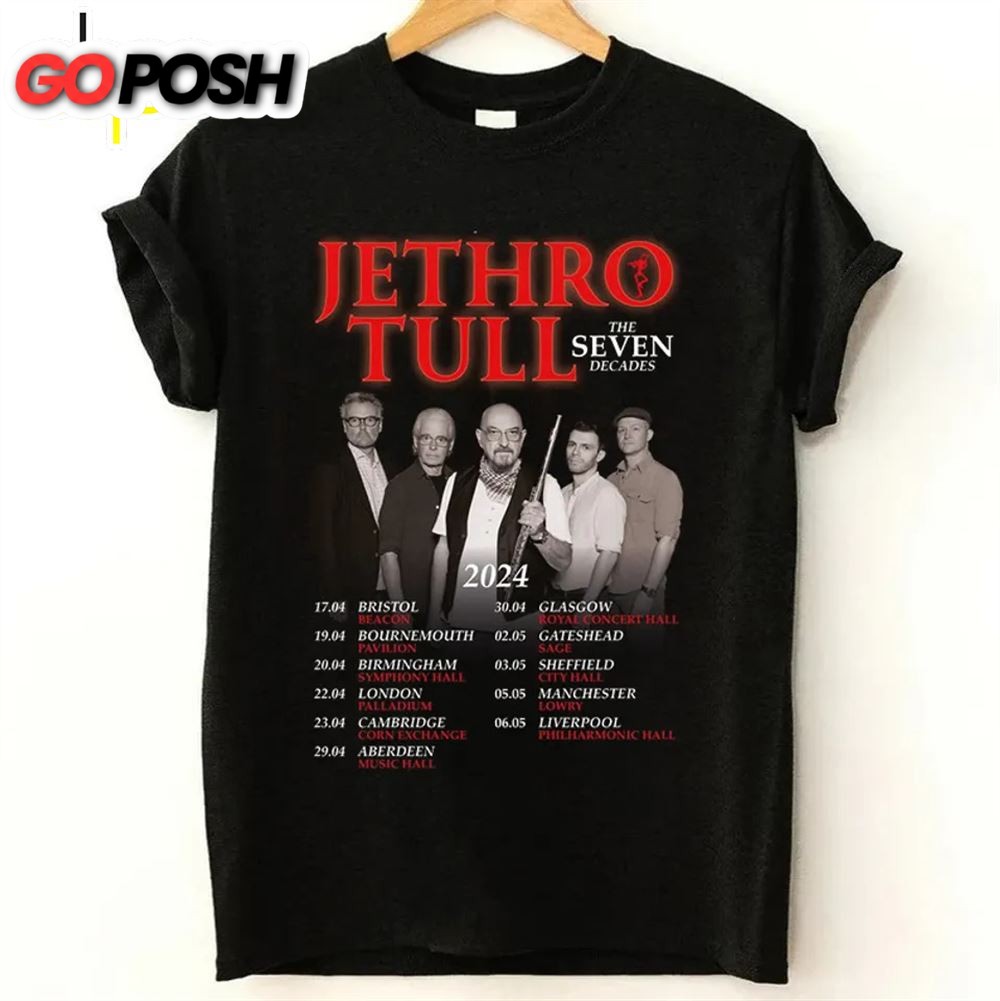 Jethro Tull T-Shirt Tour 2025 Music Shirt Unisex For Fans