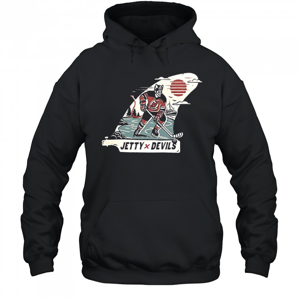 Jetty X New Jersey Devils NHL player skeleton vintage shirt