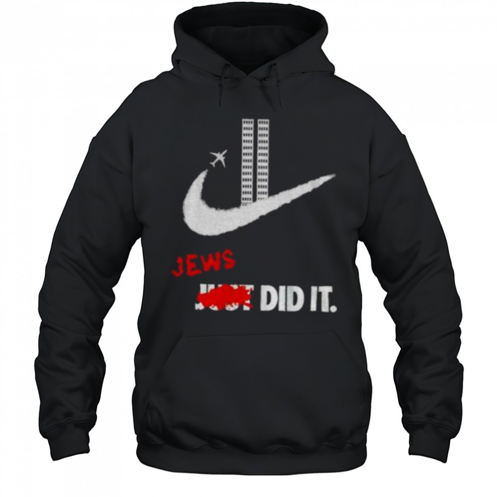 Jews Did It Nike logo September 11 attacks shirt