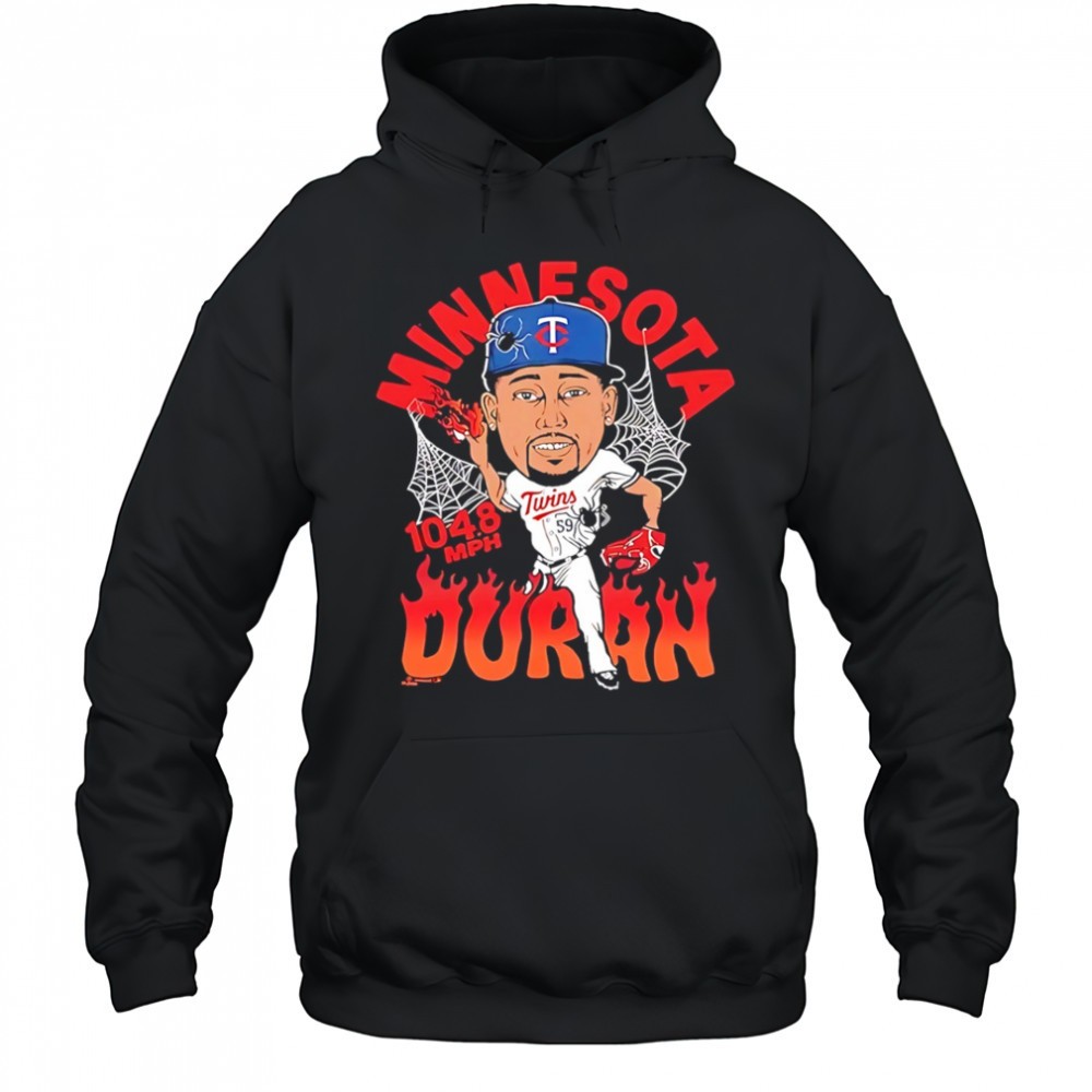 Jhoan Duran Minnesota Twins basketball caricature shirt
