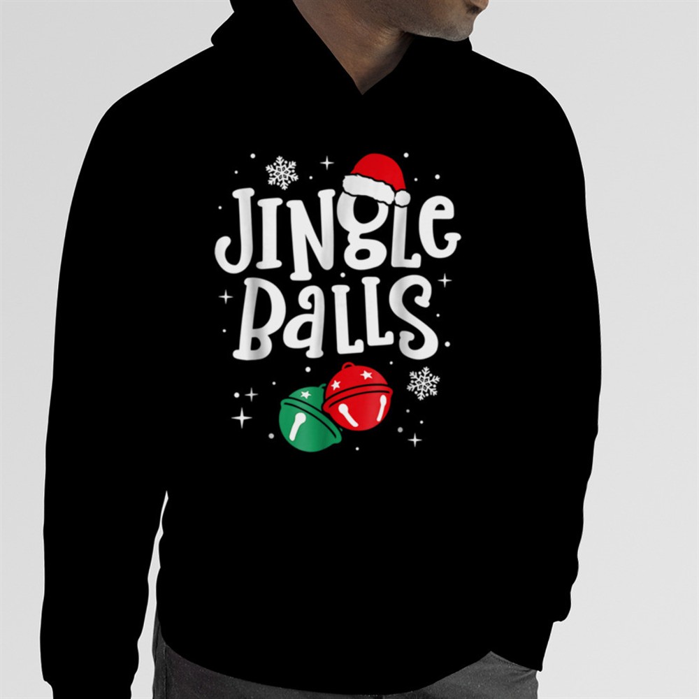 Jingle Balls Tinsel Tits Funny Matching Couple Chestnuts T-Shirt B0BM9PKBDD