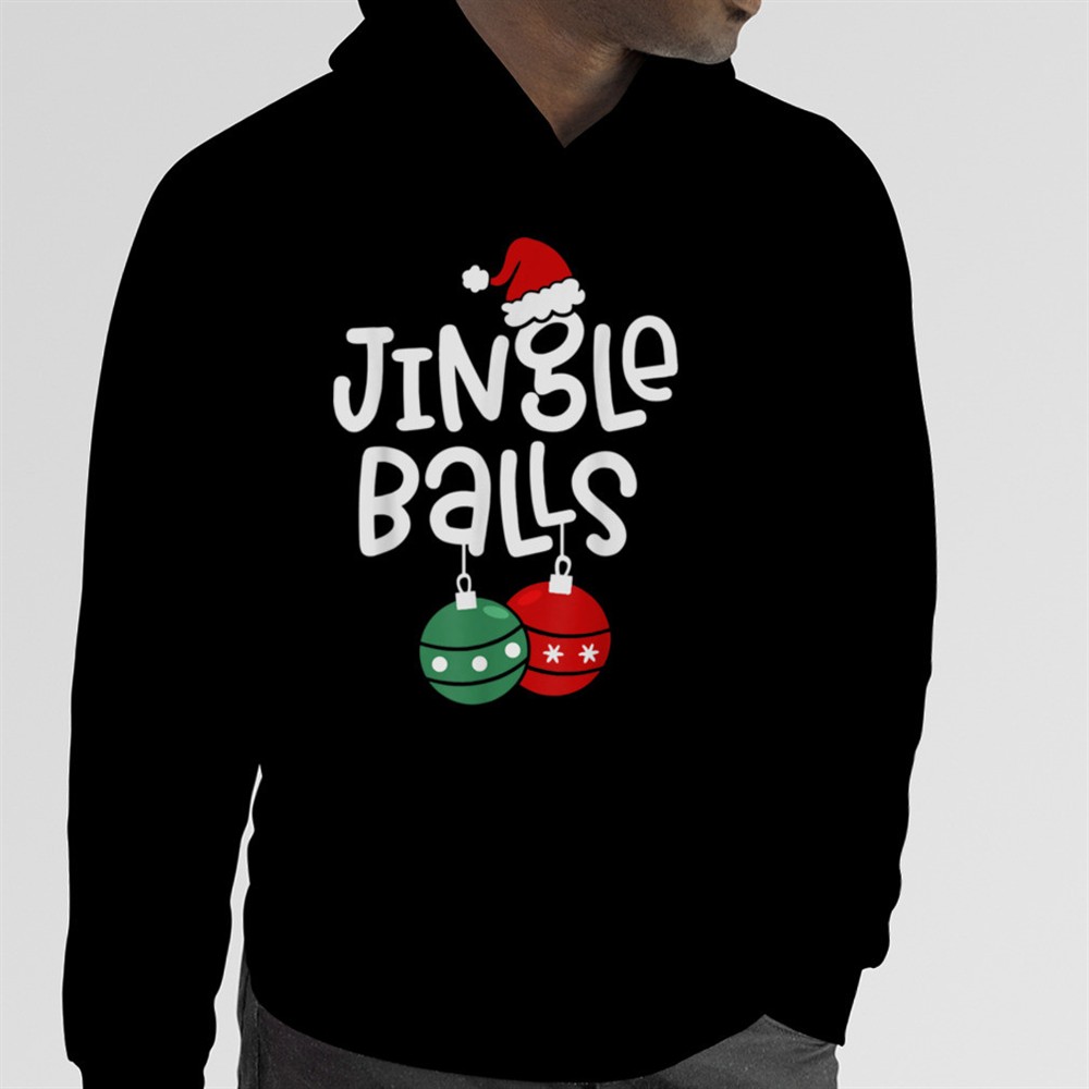 Jingle Balls Tinsel Tits Funny Matching Couple Chestnuts T-Shirt B0BM9T1G7W