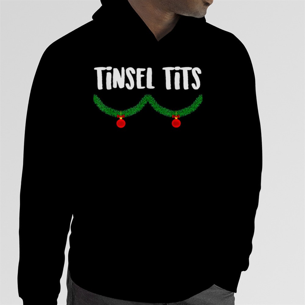 Jingle Balls Tinsel Tits Matching Couple Chestnuts T-Shirt B0BM9WP8XS