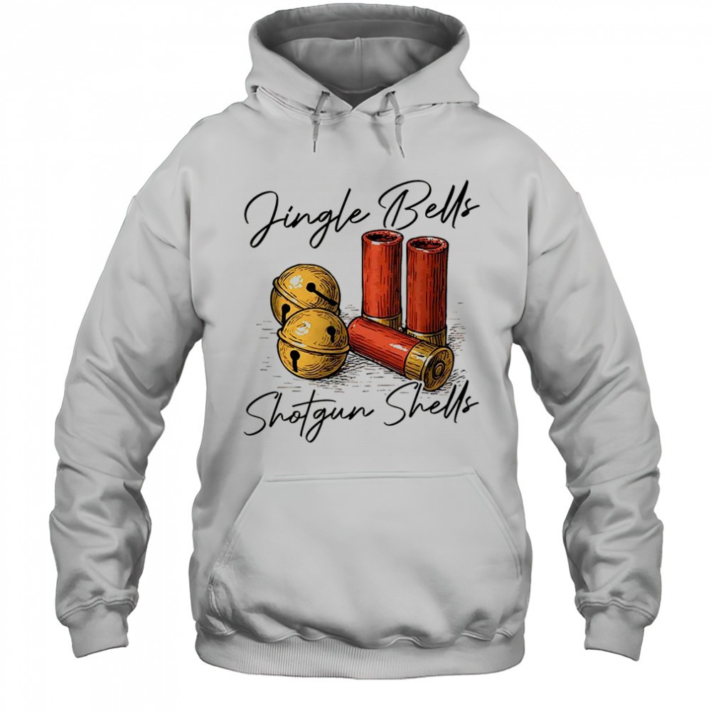 Jingle bells shotgun shells bullets Christmas shirt
