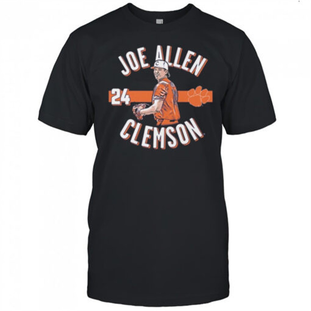 joe-allen-24-clemson-tigers-baseball-ncaa-division-i-illustrated-t-shirt-1zs85bke Joe Allen 24 Clemson Tigers Baseball NCAA Division I Illustrated t-shirt