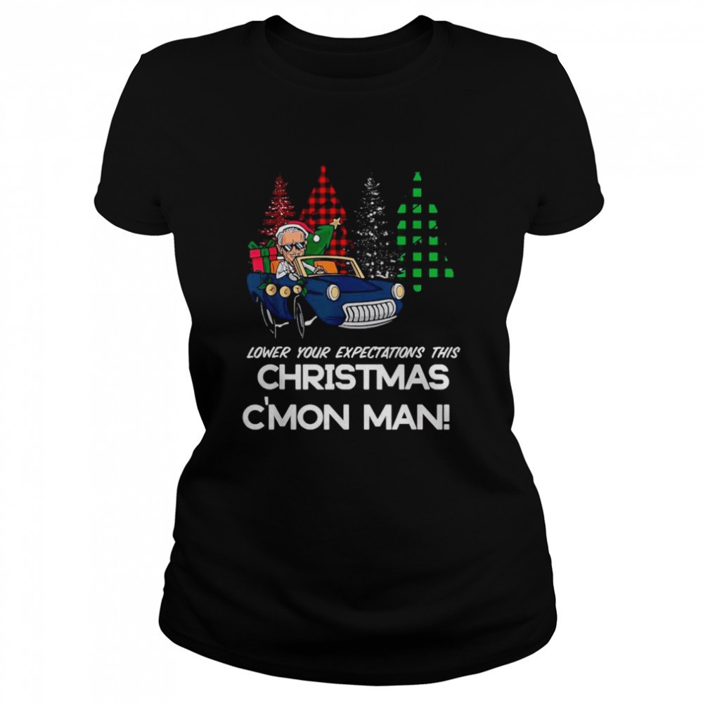 joe-biden-driving-car-lower-your-expectations-this-christmas-cmon-man-christmas-45hkmjsf Joe Biden driving car lower your expectations this Christmas cmon man Christmas shirt