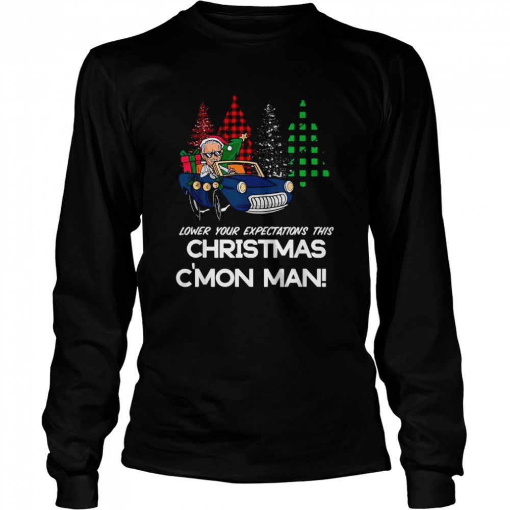 joe-biden-driving-car-lower-your-expectations-this-christmas-cmon-man-christmas-45hkmjsf Joe Biden driving car lower your expectations this Christmas cmon man Christmas shirt
