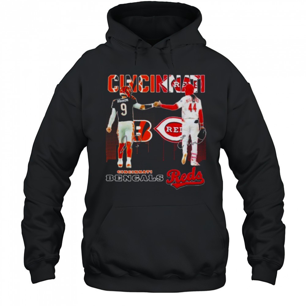 Joe Burrow And Elly De La Cruz Cincinnati Bengals X Cincinnati Reds Signatures T shirts