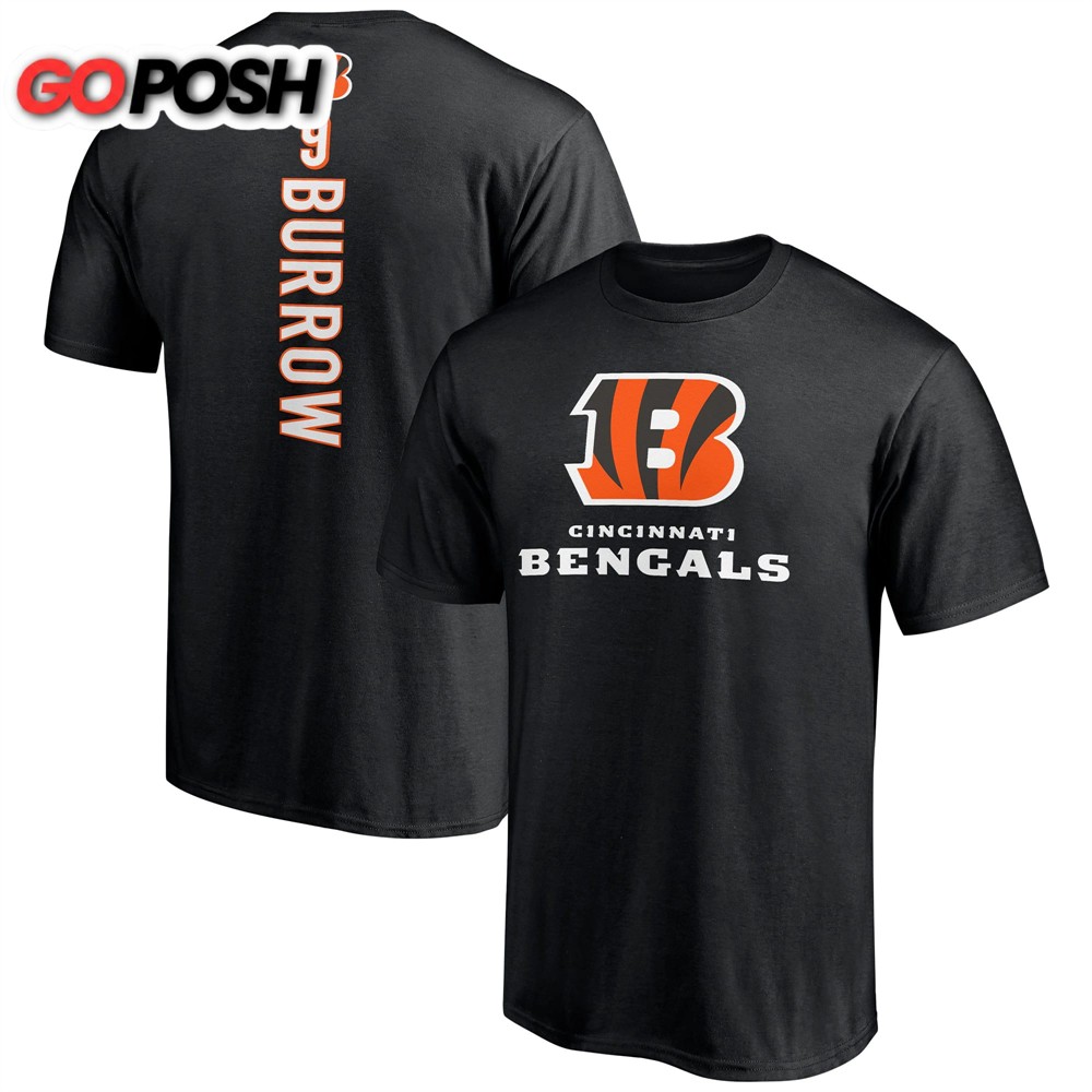 Joe Burrow Cincinnati Bengals Branded Playmaker Black T-shirt