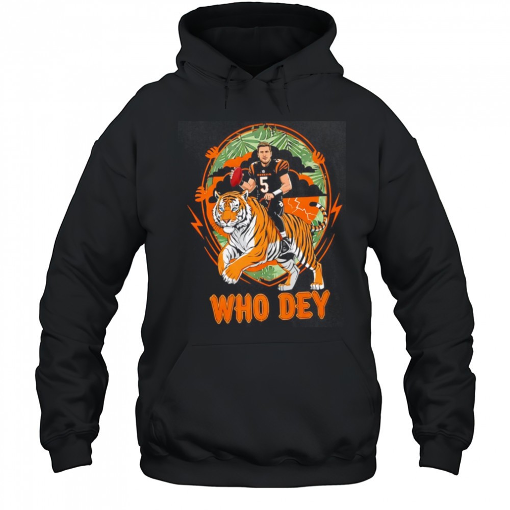 Joe Flacco Cincinnati Bengals Who Dey shirt