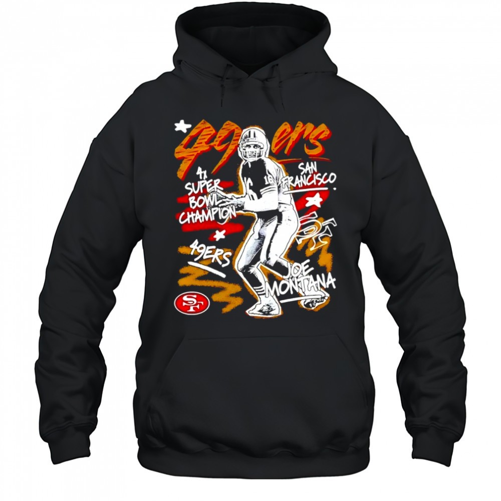 Joe Montana San Francisco 49ers Chalked Up Player Shirt