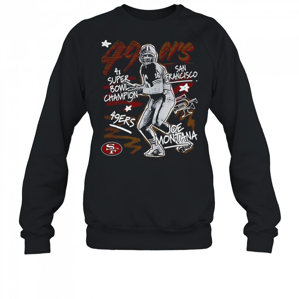 joe-montana-san-francisco-49ers-fooball-4x-super-bowl-champions-player-graphic-s-sh2uw2pp Joe Montana San Francisco 49ers fooball 4x Super Bowl Champions player graphic shirt