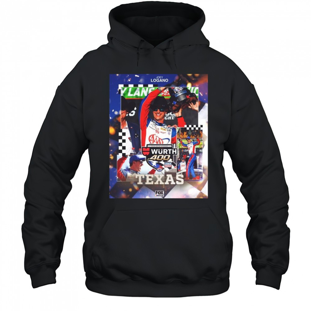Joey Logano Nascar Cup Series Wins At Texas Motor Speedway Wurth 400 t-shirt