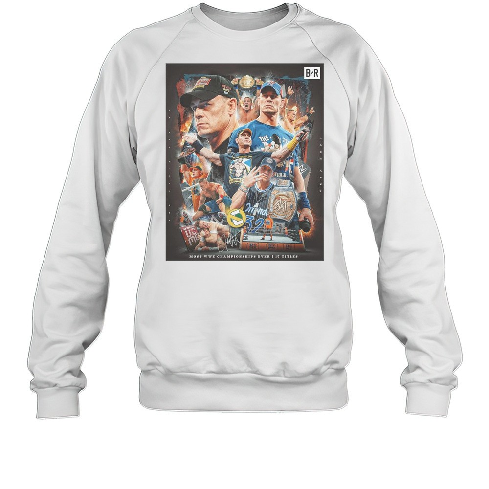 John Cena Defeats Cody Rhodes Most WWE Championships Ever 17 Titles Signature T-shirt