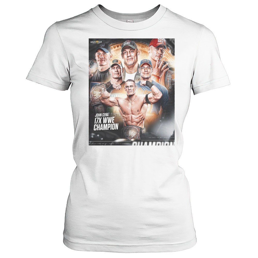 john-cena-has-passed-ric-flair-for-most-world-title-victories-17x-wwe-champion-w-b4xxowdm John Cena Has Passed Ric Flair For Most World Title Victories 17X WWE Champion WrestleMania 41 T-shirt