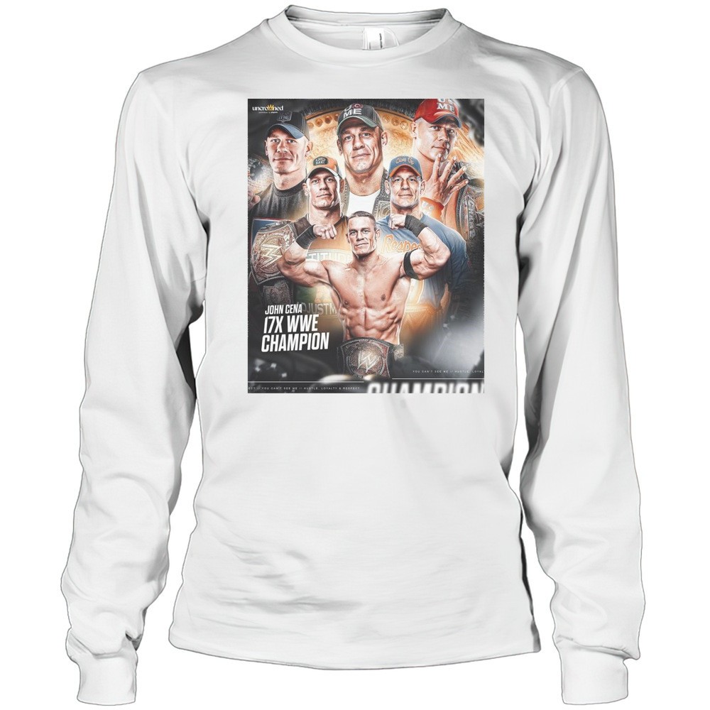 john-cena-has-passed-ric-flair-for-most-world-title-victories-17x-wwe-champion-w-b4xxowdm John Cena Has Passed Ric Flair For Most World Title Victories 17X WWE Champion WrestleMania 41 T-shirt