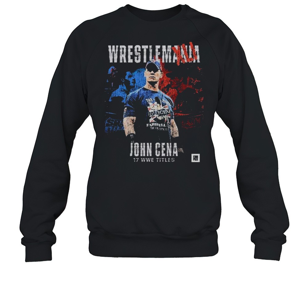 John Cena Win His 17th World Title At WrestleMania 41 All Time Leader In World Title Reigns T-shirt