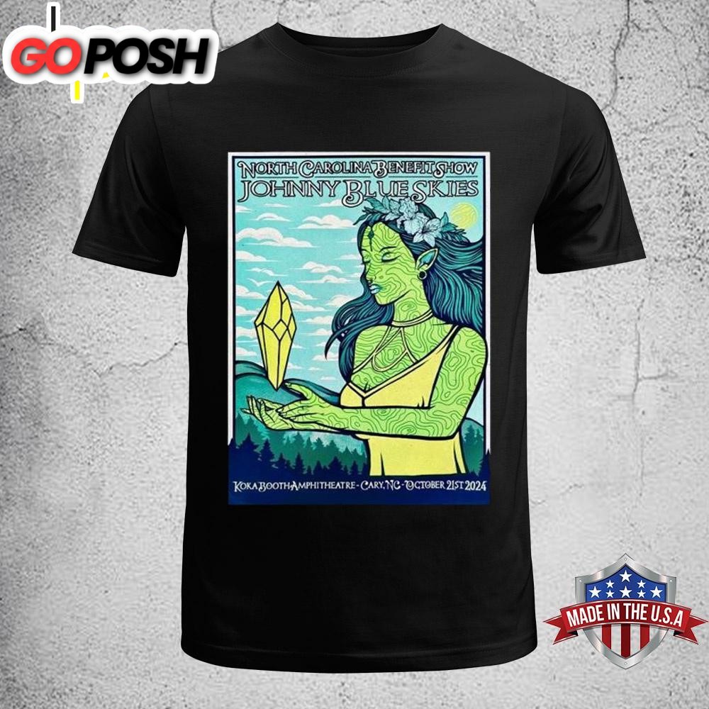 Johnny Blue Skies North Carolina Benefit Show On Octoberober Unisex T-Shirt