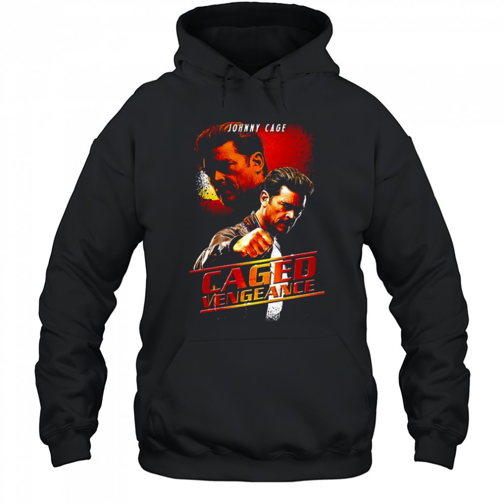 Johnny Cage Mortal Kombat II caged vengeance shirt