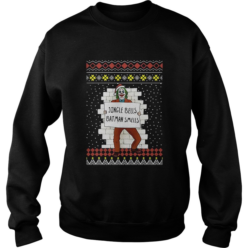 Joker Jingle Bells Batman Smells Ugly Christmas shirt